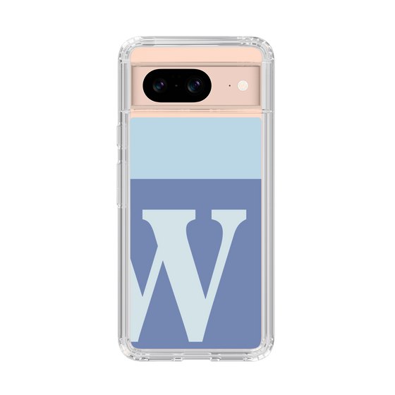 Slim Protection Case［ Original - initial two tone - W blue ］