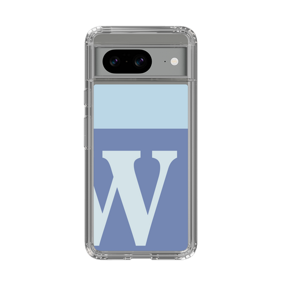 Slim Protection Case［ Original - initial two tone - W blue ］