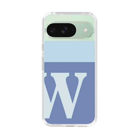 Slim Protection Case［ Original - initial two tone - W blue ］