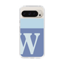 Slim Protection Case［ Original - initial two tone - W blue ］