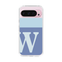 Slim Protection Case［ Original - initial two tone - W blue ］