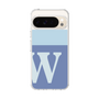 Slim Protection Case［ Original - initial two tone - W blue ］