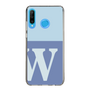 Slim Protection Case［ Original - initial two tone - W blue ］