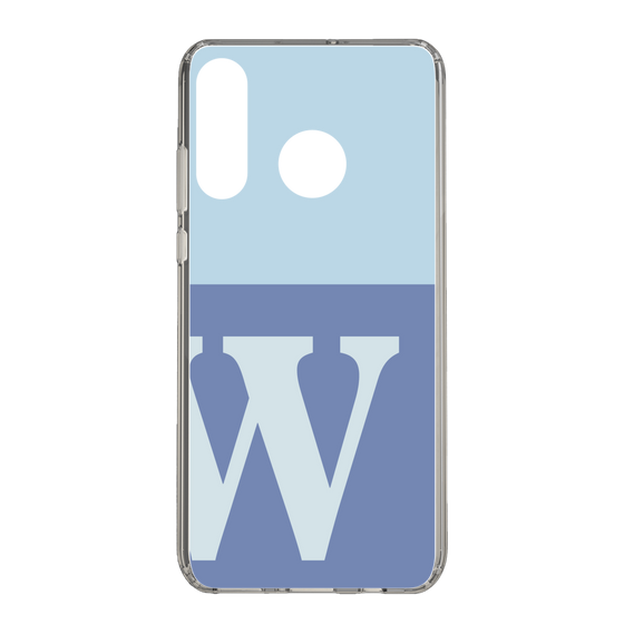 Slim Protection Case［ Original - initial two tone - W blue ］