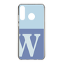 Slim Protection Case［ Original - initial two tone - W blue ］
