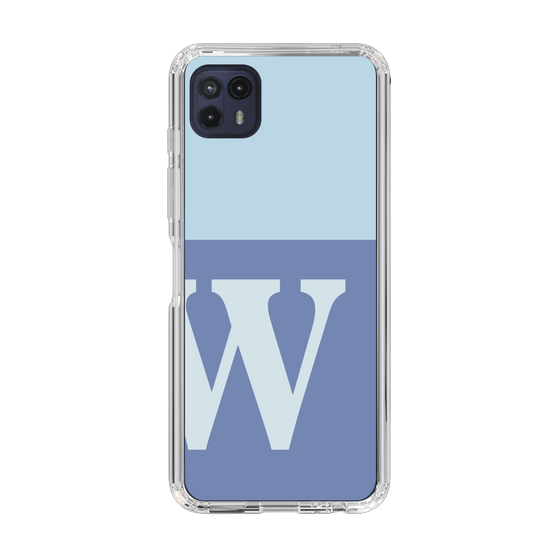 Slim Protection Case［ Original - initial two tone - W blue ］