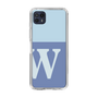 Slim Protection Case［ Original - initial two tone - W blue ］