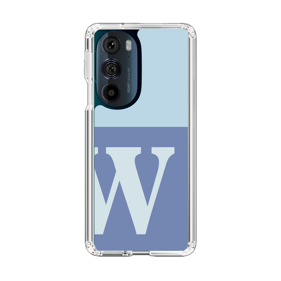 Slim Protection Case［ Original - initial two tone - W blue ］