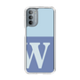 Slim Protection Case［ Original - initial two tone - W blue ］