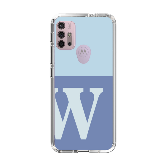 Slim Protection Case［ Original - initial two tone - W blue ］