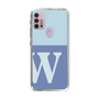 Slim Protection Case［ Original - initial two tone - W blue ］