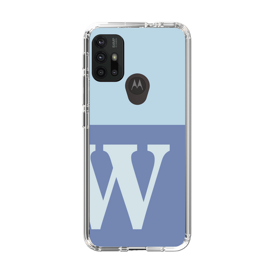 Slim Protection Case［ Original - initial two tone - W blue ］