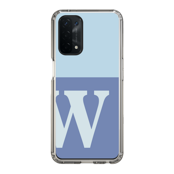 Slim Protection Case［ Original - initial two tone - W blue ］
