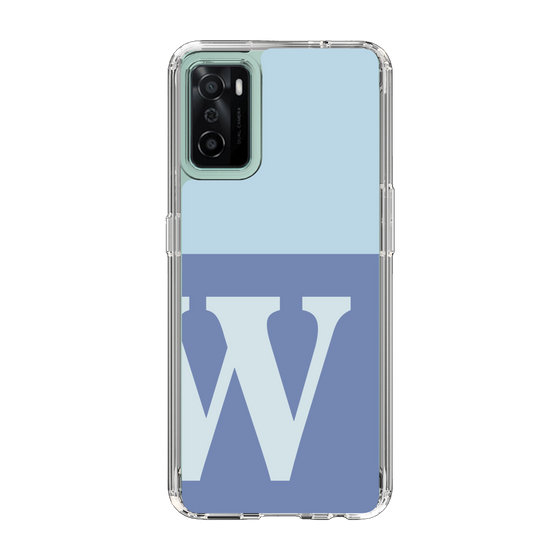 Slim Protection Case［ Original - initial two tone - W blue ］