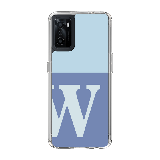 Slim Protection Case［ Original - initial two tone - W blue ］