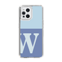Slim Protection Case［ Original - initial two tone - W blue ］