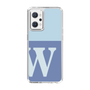 Slim Protection Case［ Original - initial two tone - W blue ］