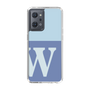 Slim Protection Case［ Original - initial two tone - W blue ］