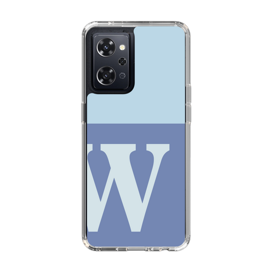 Slim Protection Case［ オリジナル - initial two tone - W blue ］