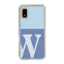 Slim Protection Case［ Original - initial two tone - W blue ］