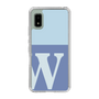 Slim Protection Case［ Original - initial two tone - W blue ］