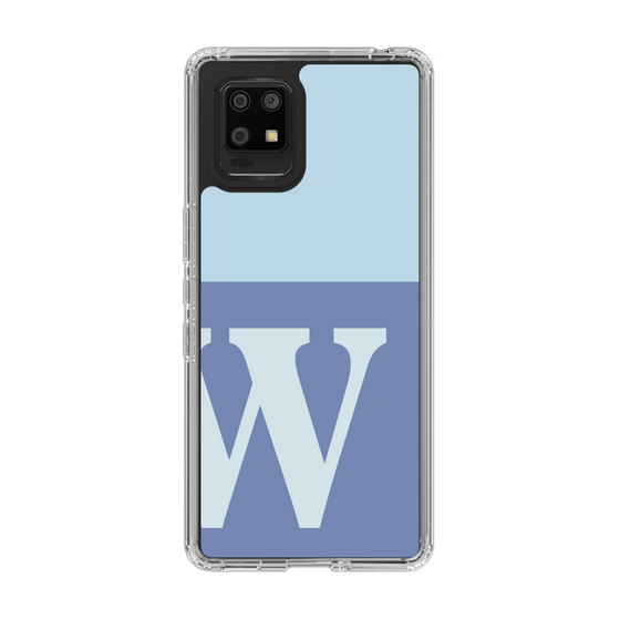 Slim Protection Case［ Original - initial two tone - W blue ］