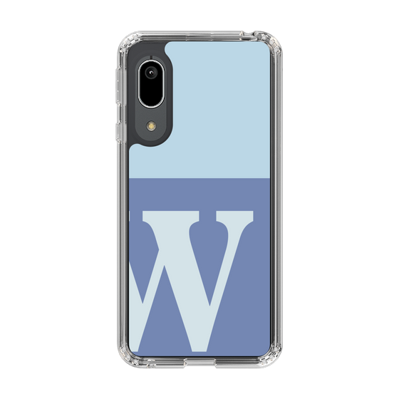 Slim Protection Case［ Original - initial two tone - W blue ］