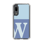 Slim Protection Case［ Original - initial two tone - W blue ］