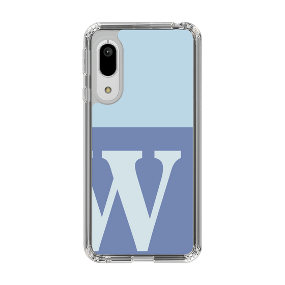 Slim Protection Case［ Original - initial two tone - W blue ］