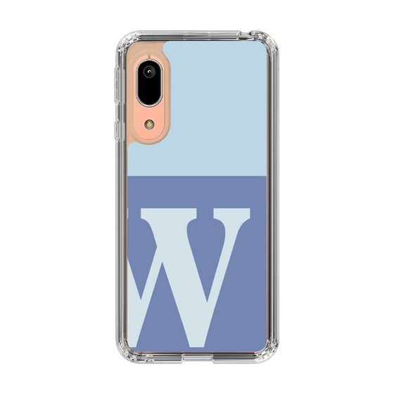 Slim Protection Case［ Original - initial two tone - W blue ］