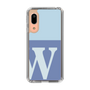 Slim Protection Case［ Original - initial two tone - W blue ］