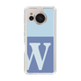 Slim Protection Case［ Original - initial two tone - W blue ］