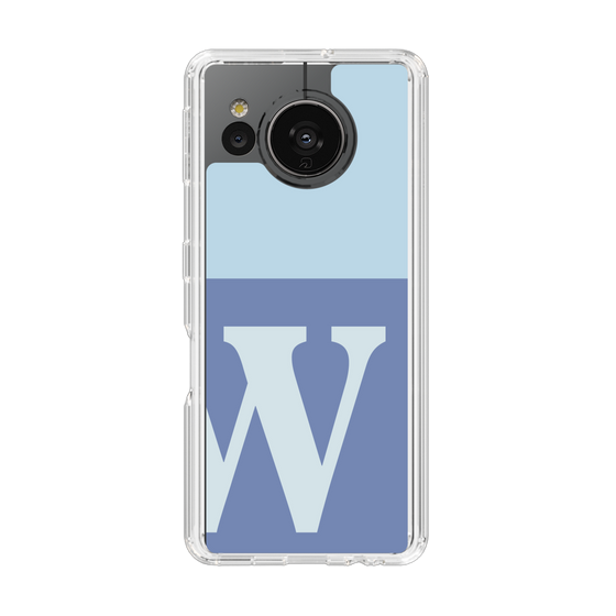Slim Protection Case［ Original - initial two tone - W blue ］