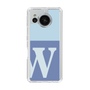 Slim Protection Case［ Original - initial two tone - W blue ］