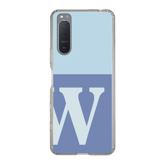Slim Protection Case［ Original - initial two tone - W blue ］