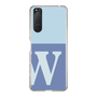 Slim Protection Case［ Original - initial two tone - W blue ］