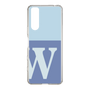 Slim Protection Case［ Original - initial two tone - W blue ］