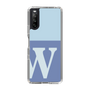 Slim Protection Case［ Original - initial two tone - W blue ］