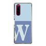 Slim Protection Case［ Original - initial two tone - W blue ］