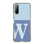 Slim Protection Case［ Original - initial two tone - W blue ］