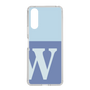Slim Protection Case［ Original - initial two tone - W blue ］
