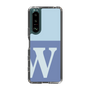 Slim Protection Case［ Original - initial two tone - W blue ］