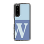 Slim Protection Case［ Original - initial two tone - W blue ］