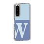 Slim Protection Case［ Original - initial two tone - W blue ］