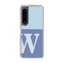 Slim Protection Case［ Original - initial two tone - W blue ］