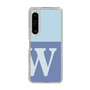 Slim Protection Case［ Original - initial two tone - W blue ］