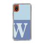 Slim Protection Case［ Original - initial two tone - W blue ］