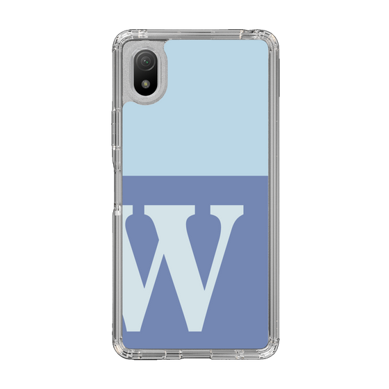 Slim Protection Case［ Original - initial two tone - W blue ］