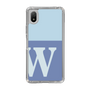 Slim Protection Case［ Original - initial two tone - W blue ］