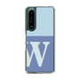 Slim Protection Case［ Original - initial two tone - W blue ］